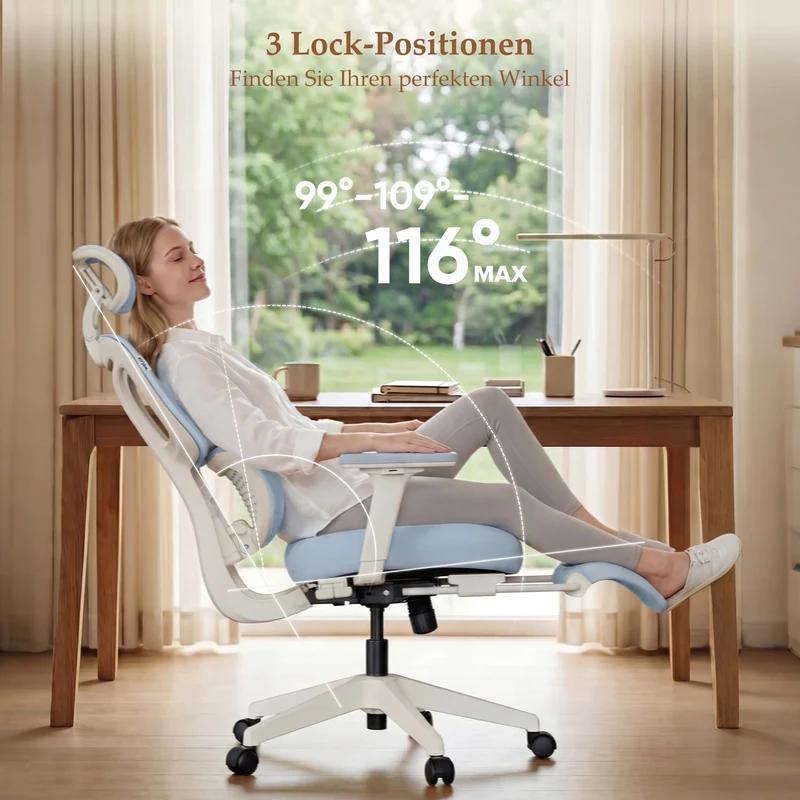 Welax S3 Pro – Ergonomischer Bürostuhl mit buntem Design