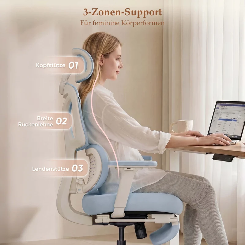 Welax S3 Pro – Ergonomischer Bürostuhl mit buntem Design