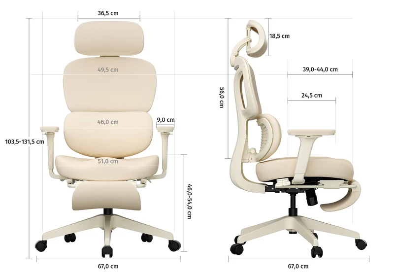 Welax S3 Pro – Ergonomischer Bürostuhl mit buntem Design