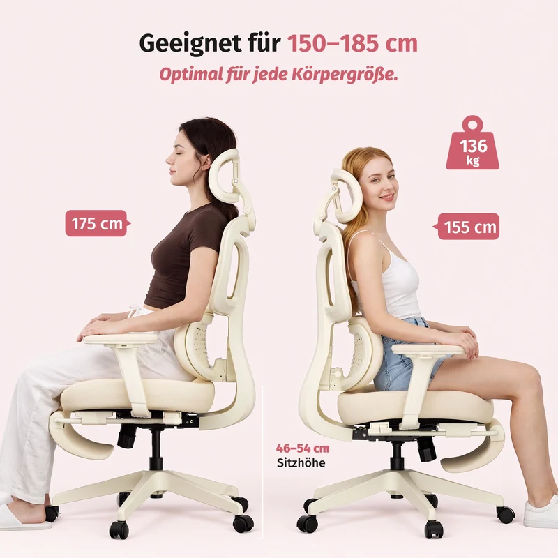 Welax S3 Pro – Ergonomischer Bürostuhl mit buntem Design