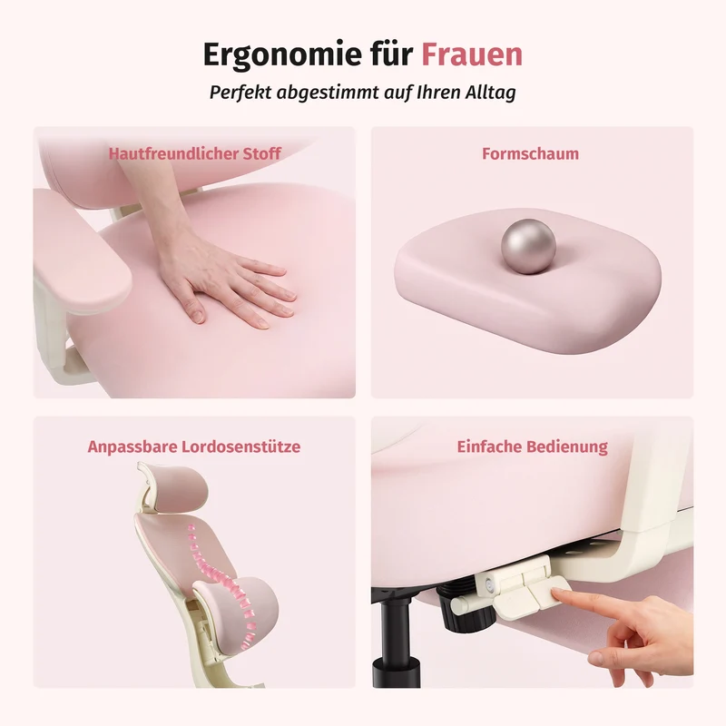 Welax S3 Pro – Ergonomischer Bürostuhl mit buntem Design