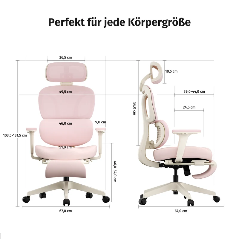 Welax S3 Pro – Ergonomischer Bürostuhl mit buntem Design