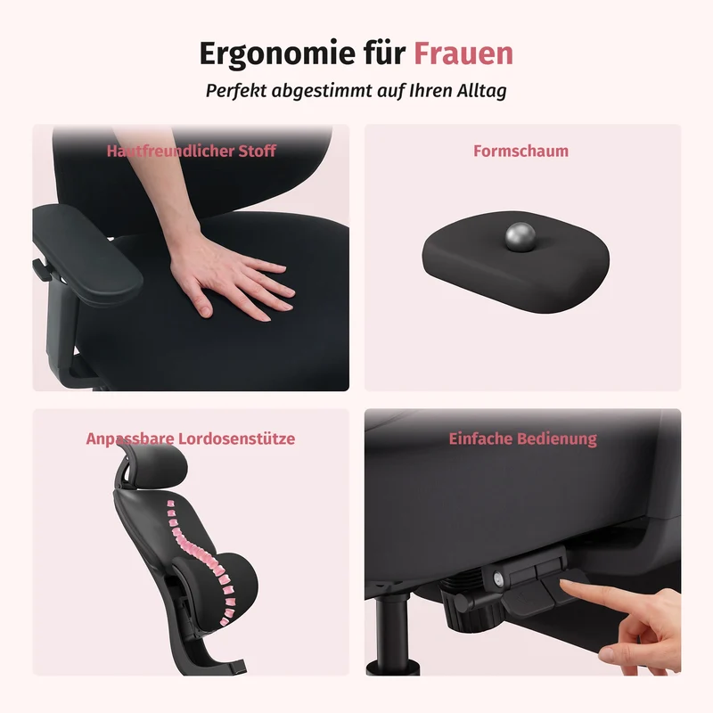 Welax S3 Pro – Ergonomischer Bürostuhl mit buntem Design