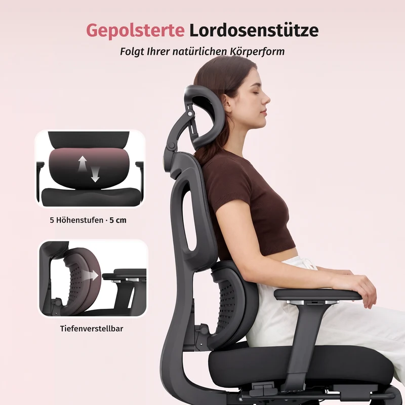 Welax S3 Pro – Ergonomischer Bürostuhl mit buntem Design