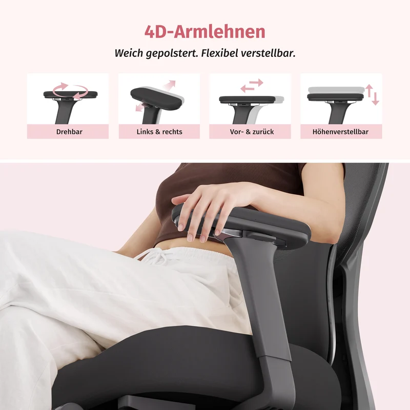 Welax S3 Pro – Ergonomischer Bürostuhl mit buntem Design