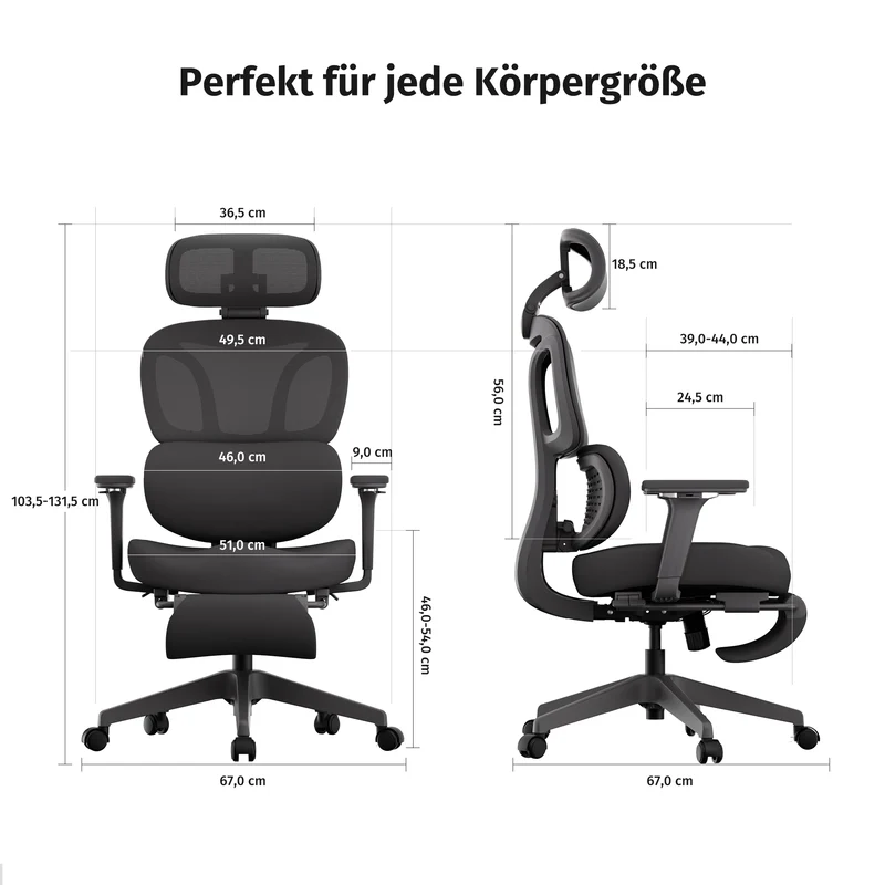 Welax S3 Pro – Ergonomischer Bürostuhl mit buntem Design