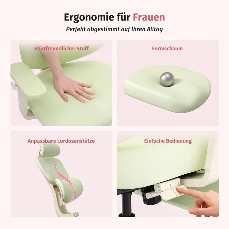 Welax S3 Pro – Ergonomischer Bürostuhl mit buntem Design