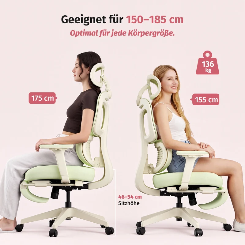 Welax S3 Pro – Ergonomischer Bürostuhl mit buntem Design