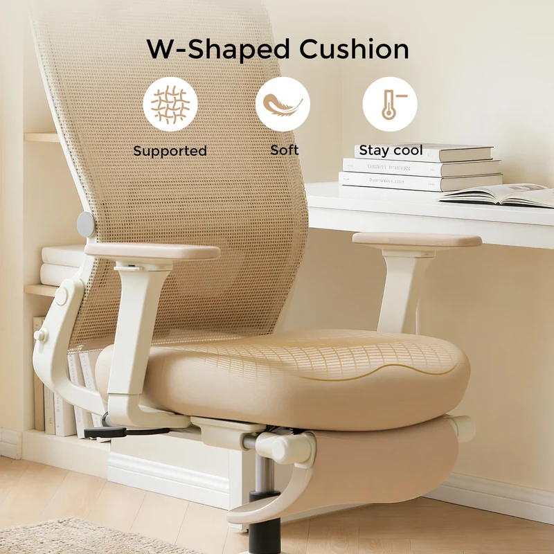 Welax S4 – Ergonomischer Bürostuhl mit klappbarer Rückenlehne