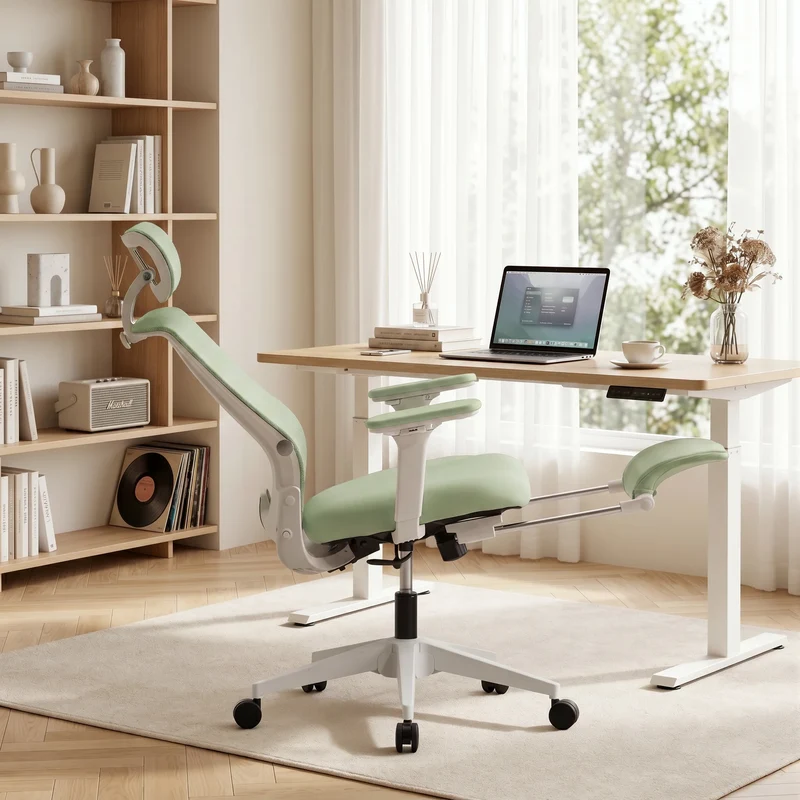 Welax S4 – Ergonomischer Bürostuhl mit klappbarer Rückenlehne