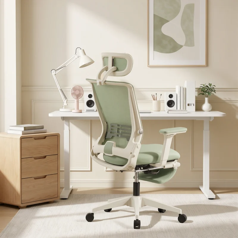 Welax S4 – Ergonomischer Bürostuhl mit klappbarer Rückenlehne