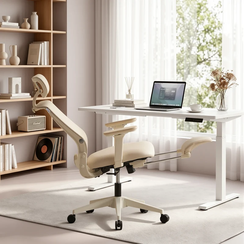 Welax S4 – Ergonomischer Bürostuhl mit klappbarer Rückenlehne
