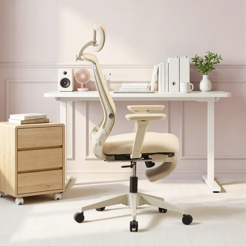 Welax S4 – Ergonomischer Bürostuhl mit klappbarer Rückenlehne