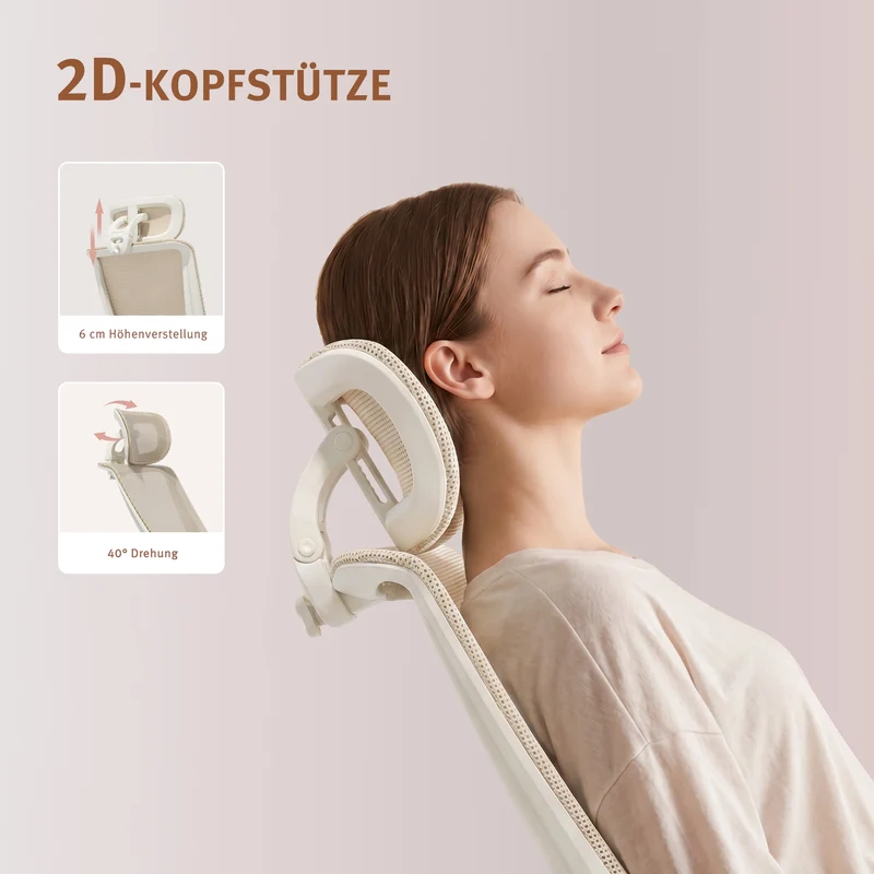 Welax S4 – Ergonomischer Bürostuhl mit klappbarer Rückenlehne
