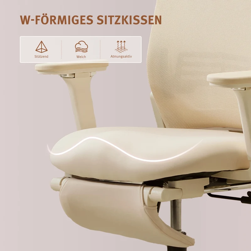 Welax S4 – Ergonomischer Bürostuhl mit klappbarer Rückenlehne