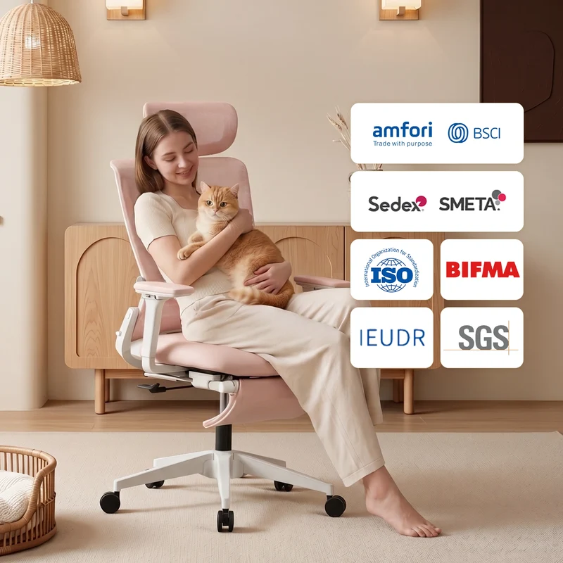Welax S4 – Ergonomischer Bürostuhl mit klappbarer Rückenlehne