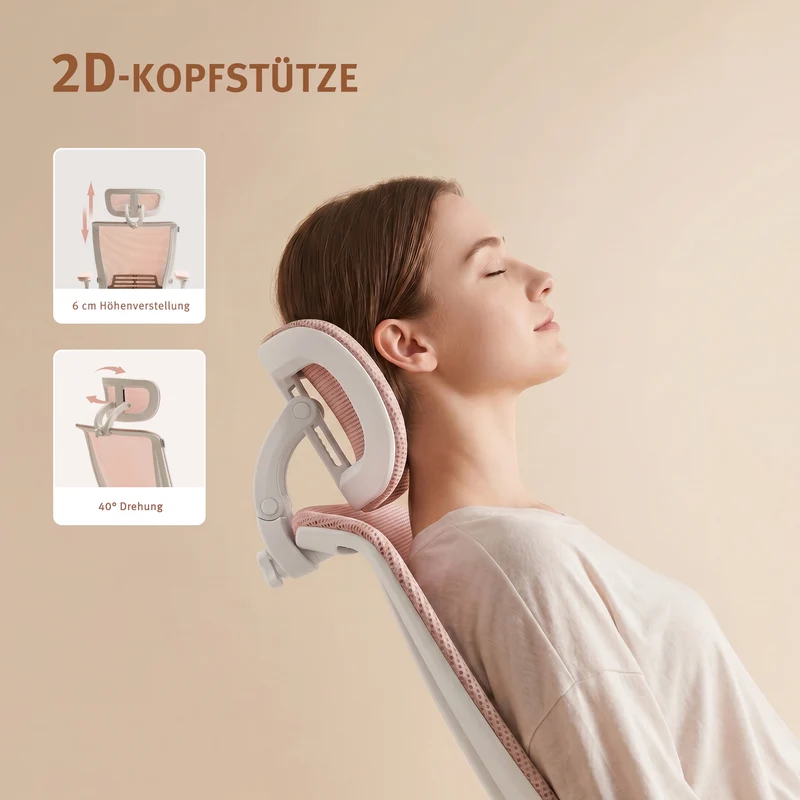 Welax S4 – Ergonomischer Bürostuhl mit klappbarer Rückenlehne