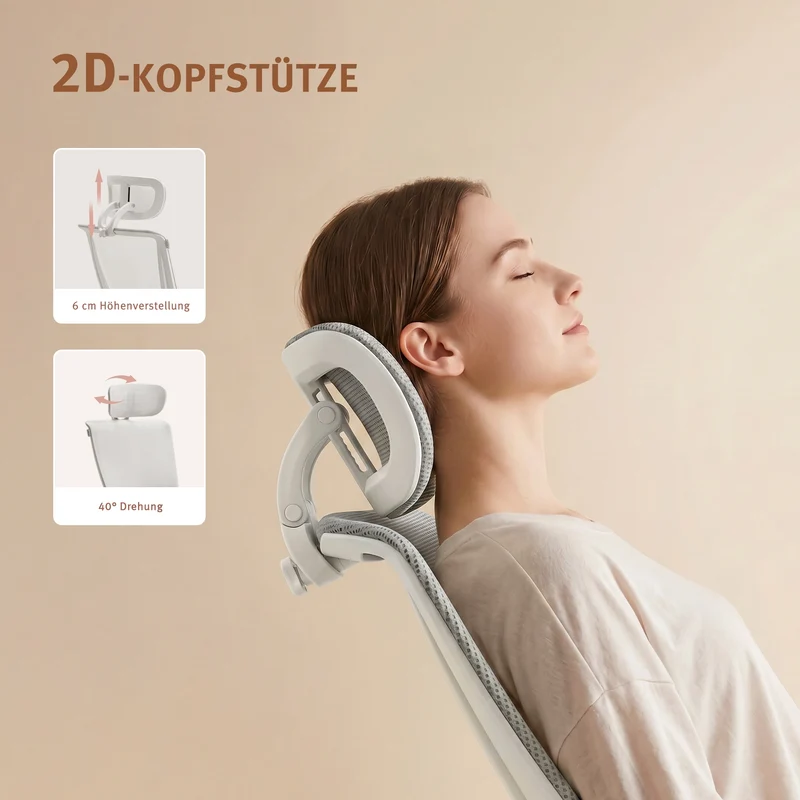 Welax S4 – Ergonomischer Bürostuhl mit klappbarer Rückenlehne