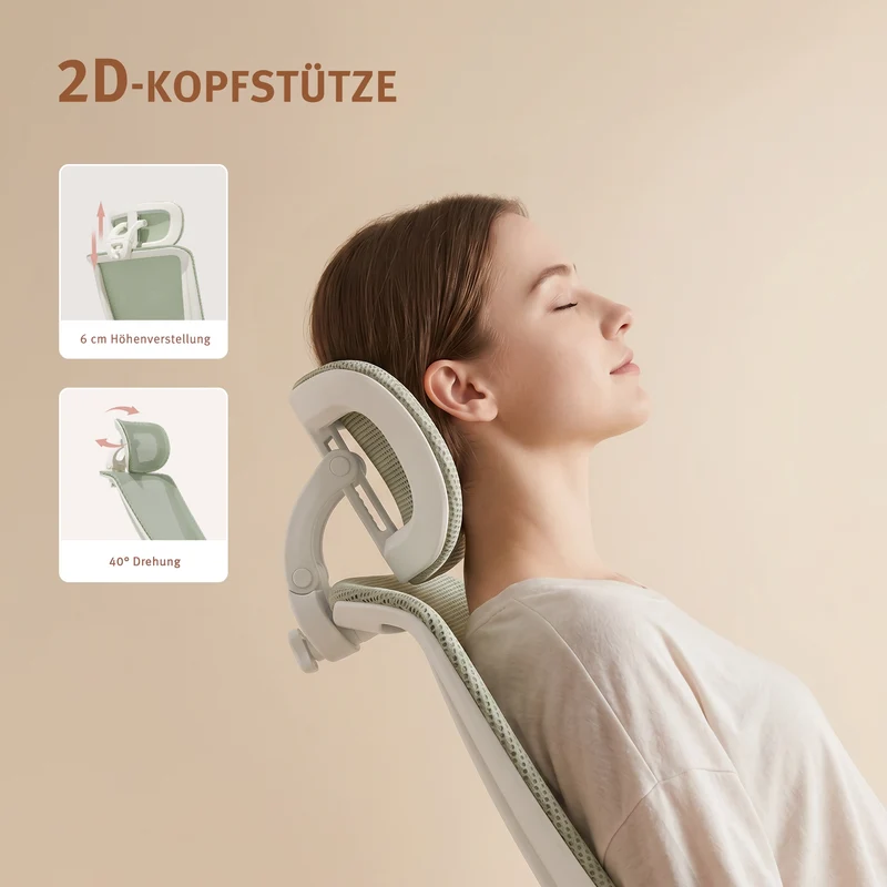 Welax S4 – Ergonomischer Bürostuhl mit klappbarer Rückenlehne