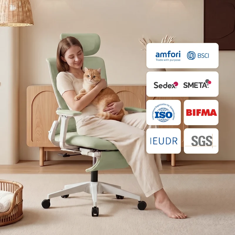 Welax S4 – Ergonomischer Bürostuhl mit klappbarer Rückenlehne