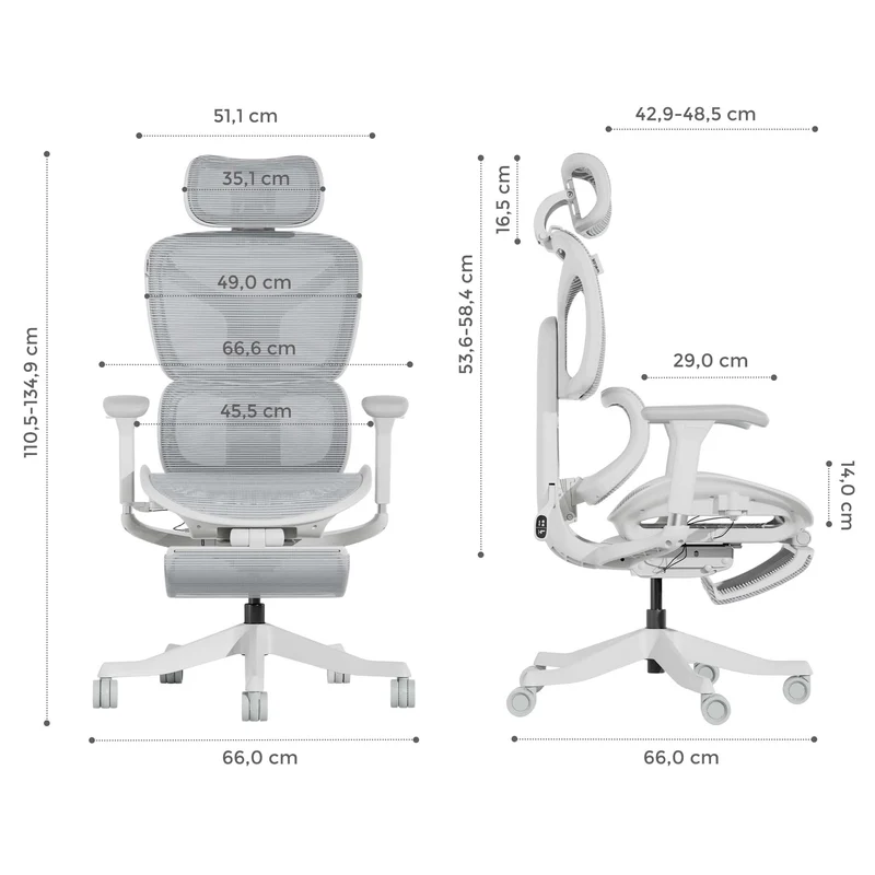 Welax S9 – Ergonomischer Bürostuhl mit One-Touch-Verstellung