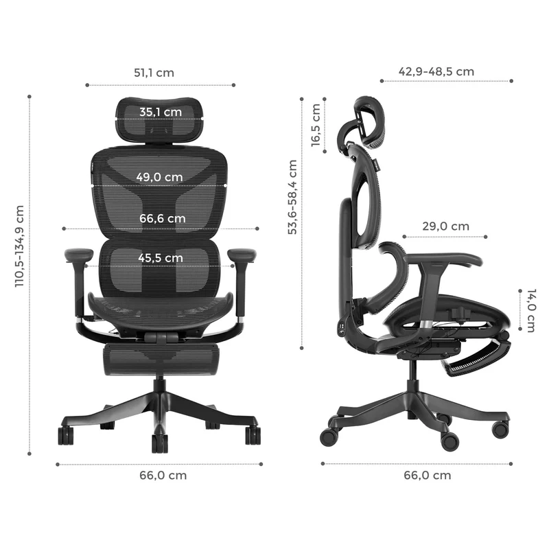 Welax S9 – Ergonomischer Bürostuhl mit One-Touch-Verstellung