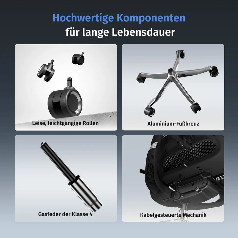 Welax S9 – Ergonomischer Bürostuhl mit One-Touch-Verstellung