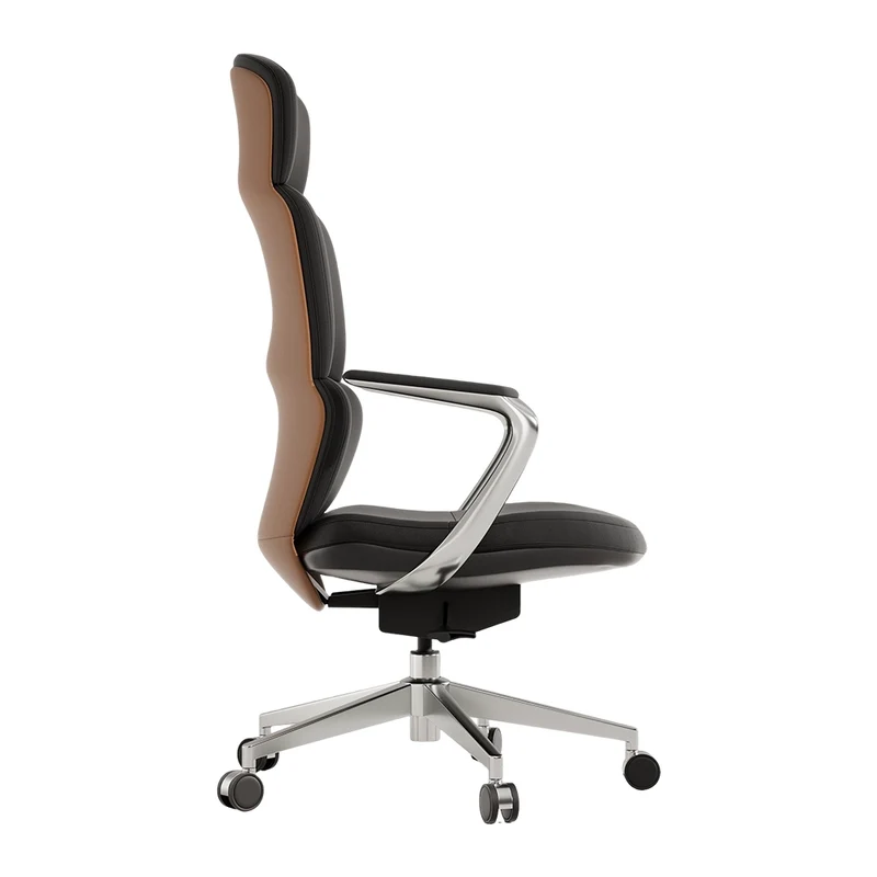Omidi Nolan – Ergonomischer Lederstuhl im klassischen Design