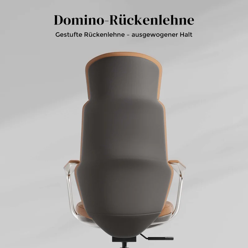 Omidi Nolan – Ergonomischer Lederstuhl im klassischen Design