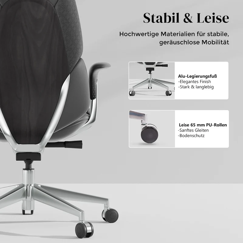 Omidi Nolan – Ergonomischer Lederstuhl im klassischen Design