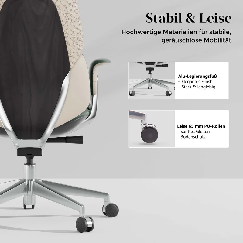 Omidi Nolan – Ergonomischer Lederstuhl im klassischen Design