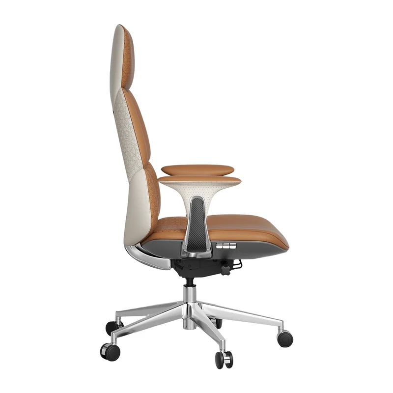 Omidi Nolan – Ergonomischer Lederstuhl im klassischen Design