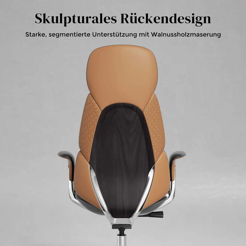 Omidi Nolan – Ergonomischer Lederstuhl im klassischen Design