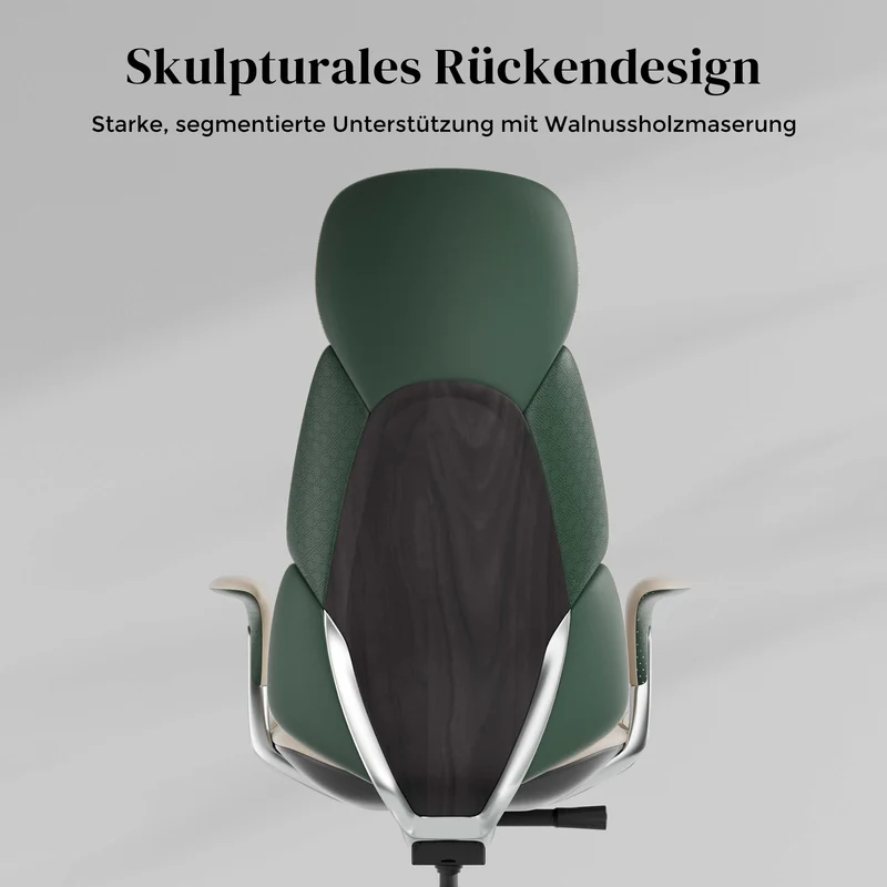 Omidi Nolan – Ergonomischer Lederstuhl im klassischen Design
