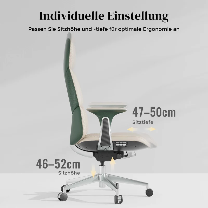 Omidi Nolan – Ergonomischer Lederstuhl im klassischen Design