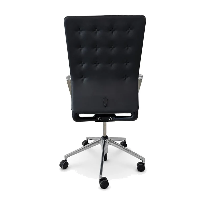 Vitra ID Trim Leder dunkelgrau