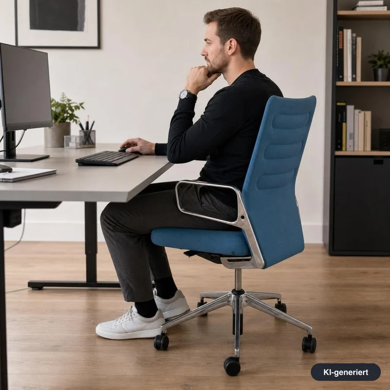 Vitra AC 4 Work Bürostuhl blau