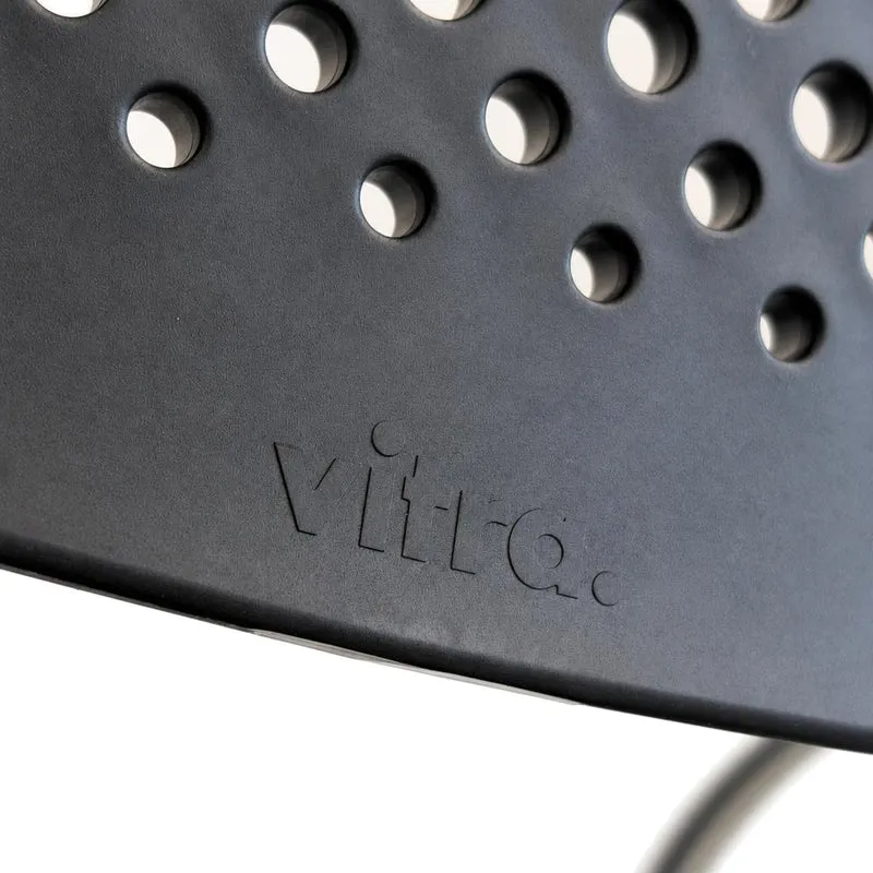 Vitra Visavis 2 schwarz Leder