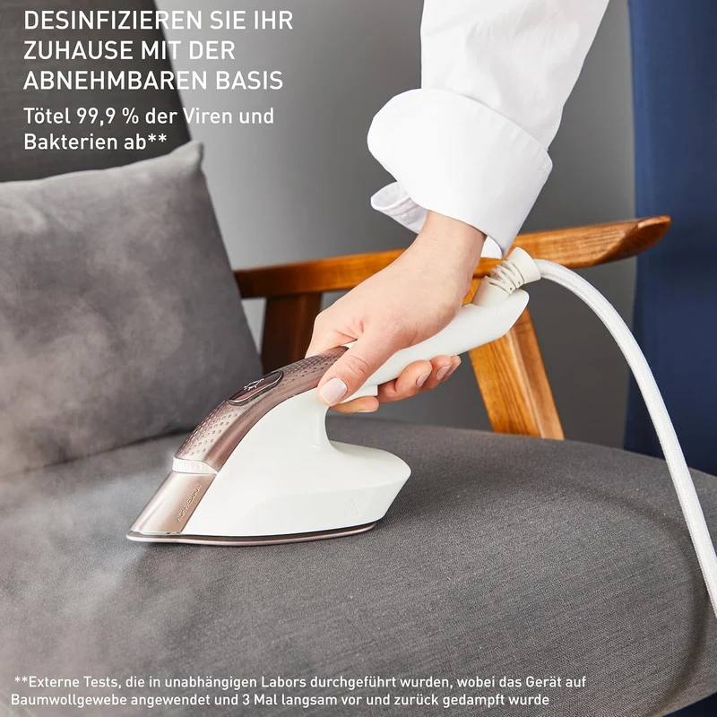 Tefal IXEO Vision All-in-One Dampfglätter, mit Multipositionsbrett, Dampfabgabe von bis zu 80 g/min,