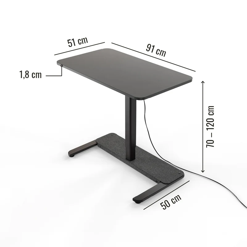 Desk One - Höhenverstellbarer Schreibtisch