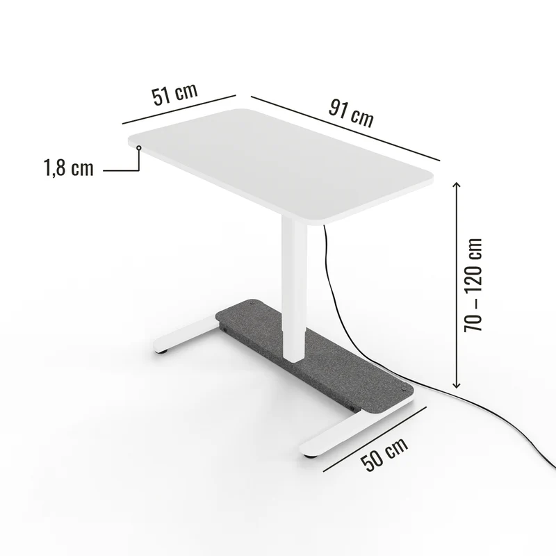 Desk One - Höhenverstellbarer Schreibtisch