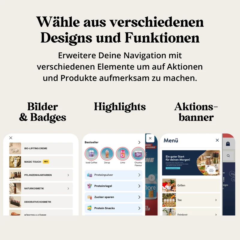 Premium Mobile Navigation