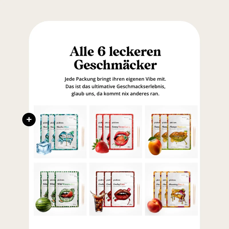 Produktseiten Set Inhalt
