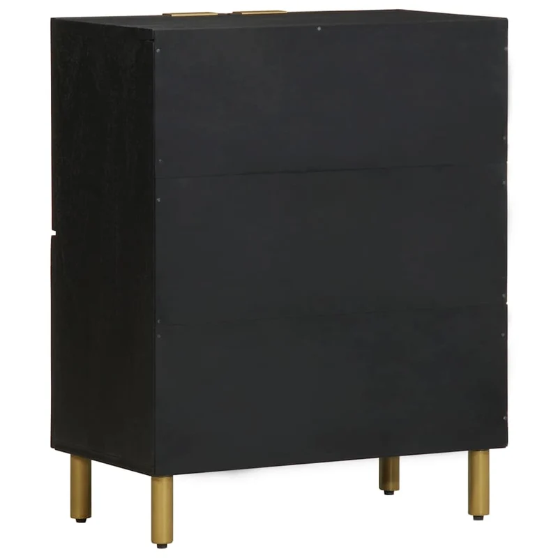 Aparador 60x33x75 cm derivados de madeira preto