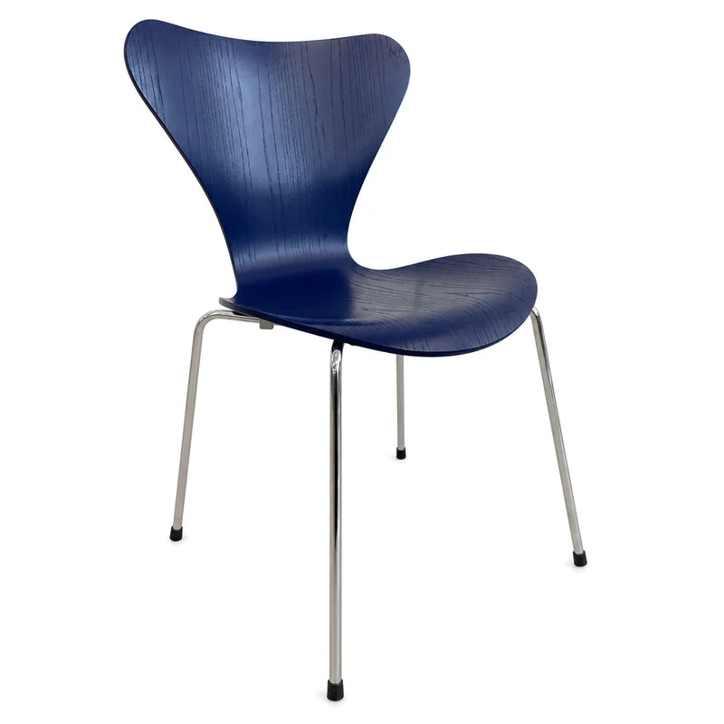 Fritz Hansen Serie 7 Stapelstuhl blau [B-Ware]