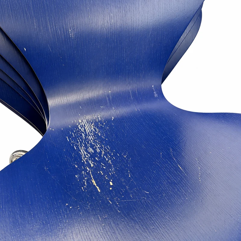 Fritz Hansen Serie 7 Stapelstuhl blau [B-Ware]
