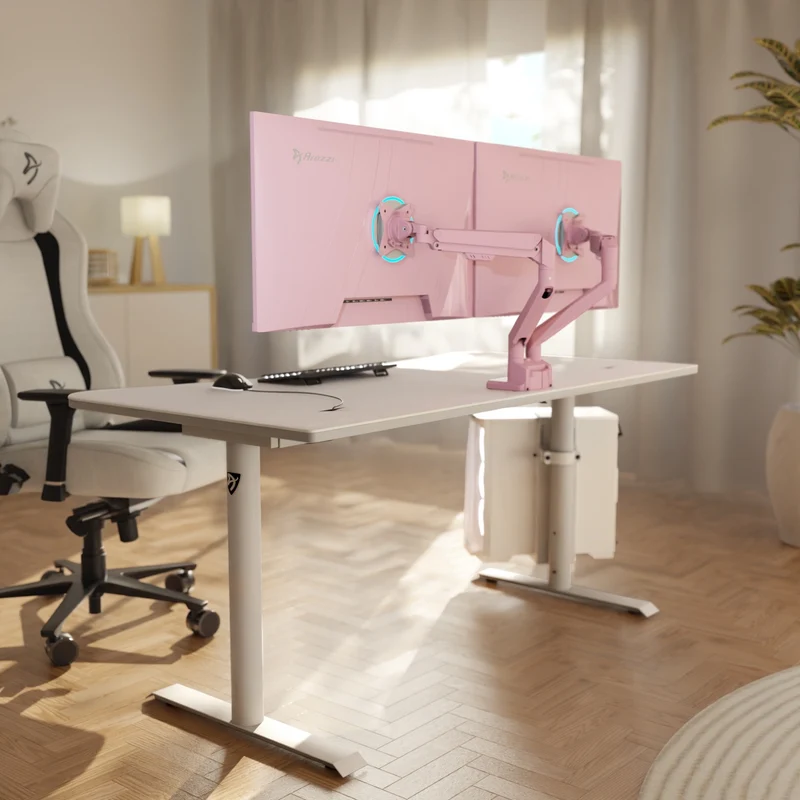 Alzare Neo Duo - Gas Spring Monitor Arm