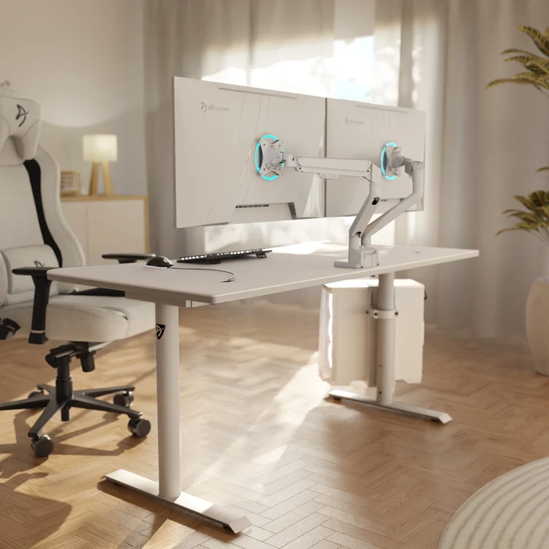 Alzare Neo Duo - Gas Spring Monitor Arm