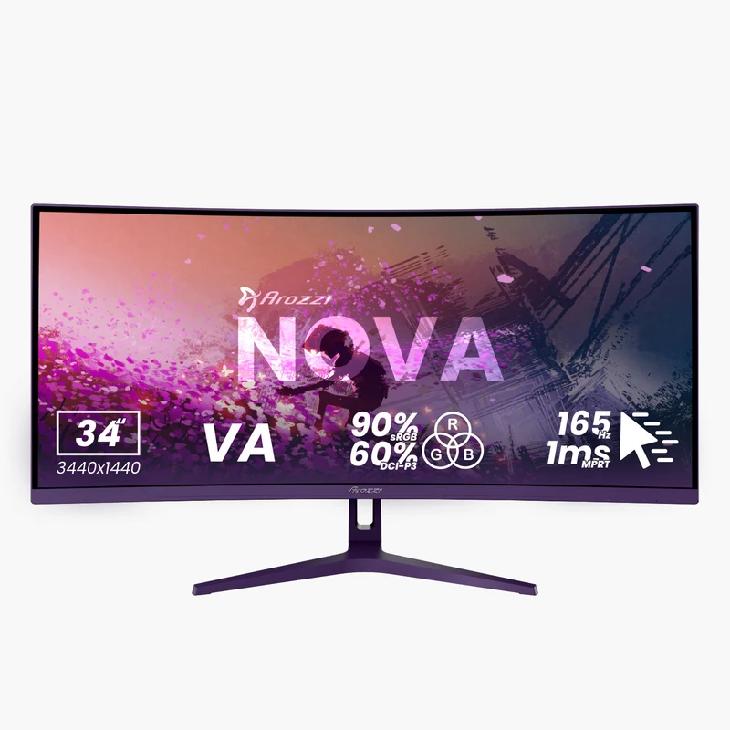 Nova 34“ Curved VA 165Hz - Gaming Monitor