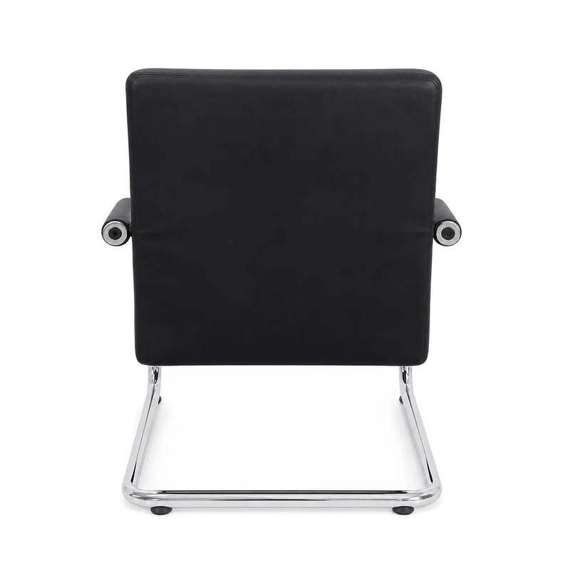 Vitra VisaLounge Sessel Leder schwarz